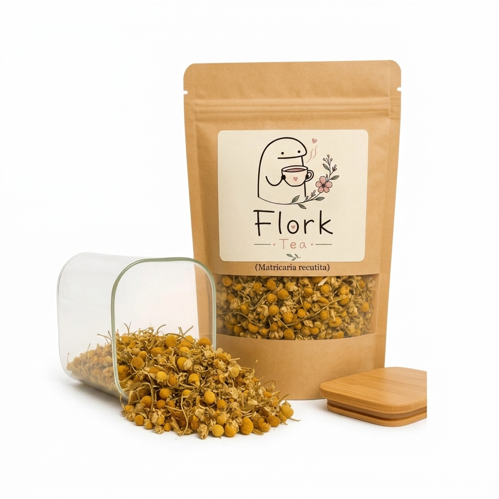 Chamomile flower tea
