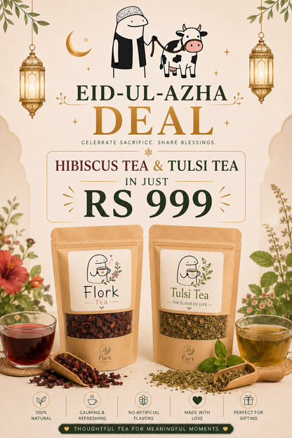Hibiscus Tea + Tulsi Tea- Eid Ul Adha Deals