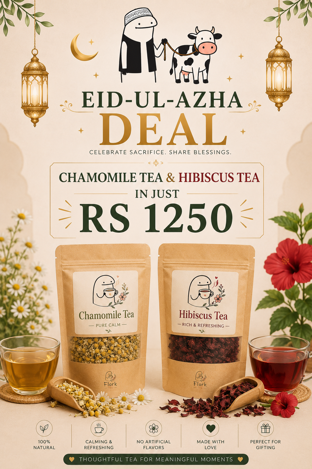 Chamomile Tea + Hibiscus Tea - Eid Ul Adha Deal