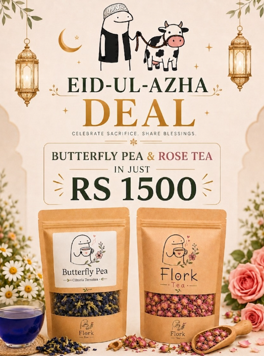 Butterfly Pea Tea + Rose Tea - Eid Ul Adha Deals