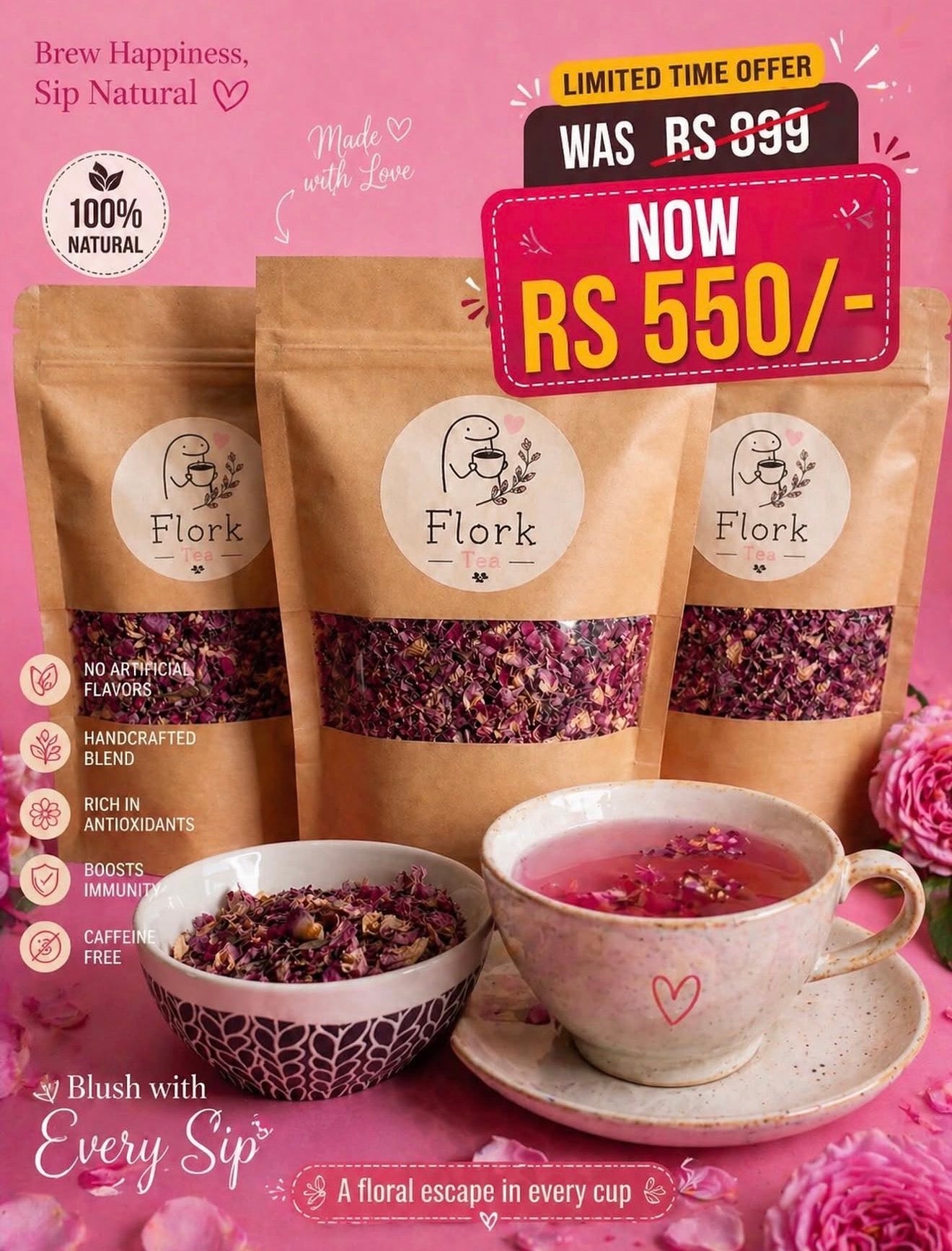 ROSE TEA